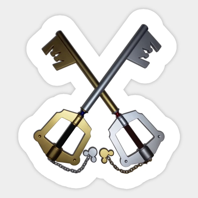 Kingdom hearts - Keyblades Sticker by Tenshi_no_Dogu